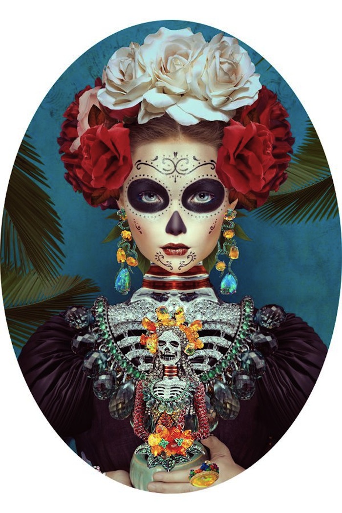 Day of the dead illustration by Natalie Shau. Read more at Thenuminous.net!