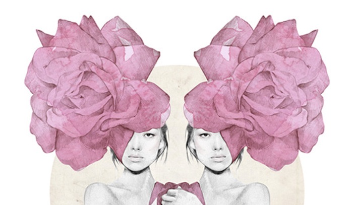 Fashion illustration of women with roses by Kelly Smith. Click to read more!