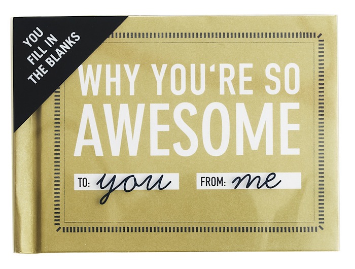Why You're So Awesome Journal from J Crew. Read more at TheNuminous.net