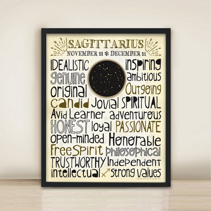 Anne Garrison Studio Sagittarius print featured on TheNuminous.net