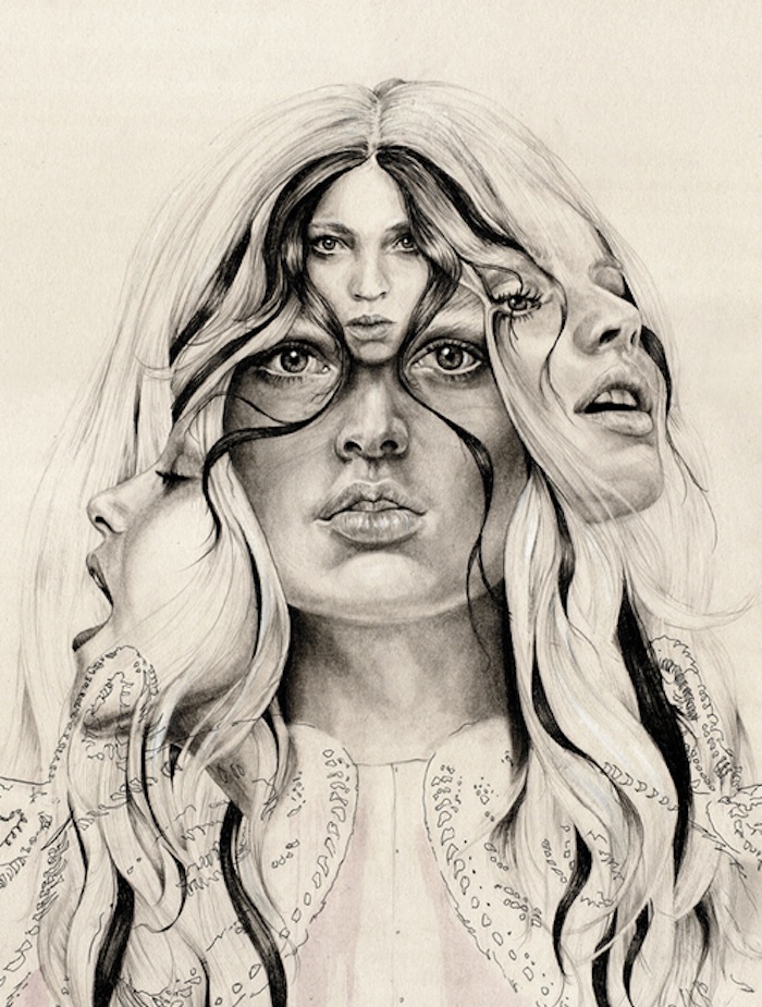 Peyote inspired "Confuse The Spirit" series by  Abbey Watkins featured on TheNuminous.net