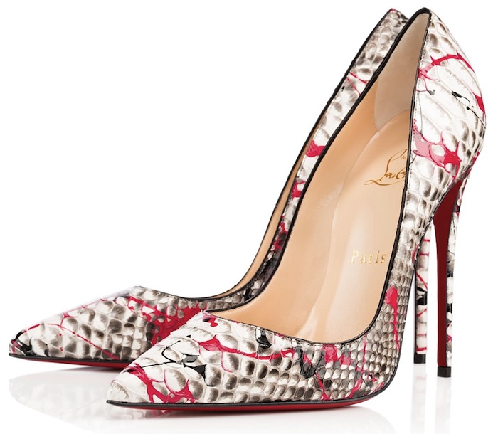 Christian Louboutin "So Kate" python pumps featured on Thenuminous.net