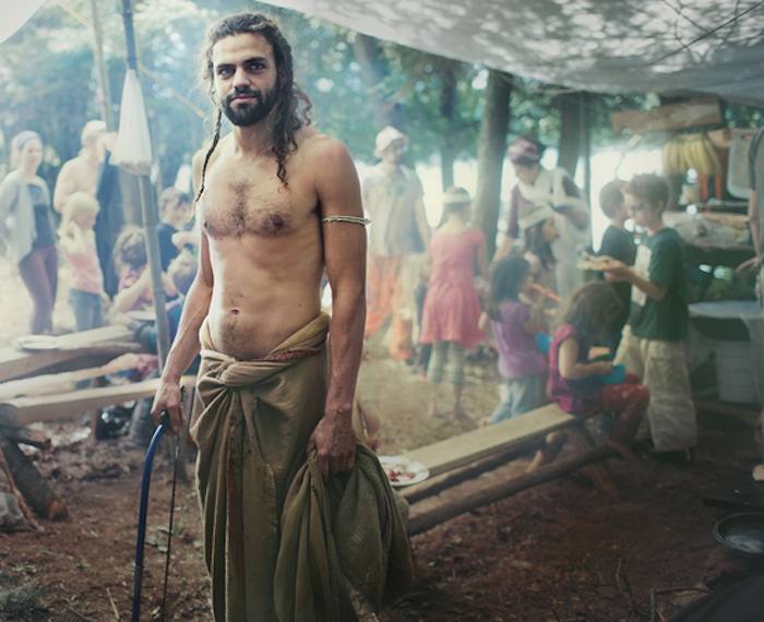 rainbow gathering portrait series by  Benoit Paille featured on Thenuminous.net